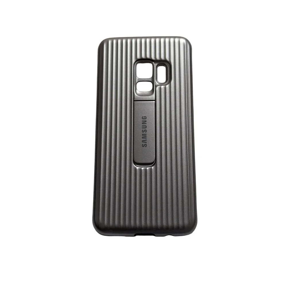 V4-O Samsung Rugged Protective Cover for Galaxy S9 In Silver